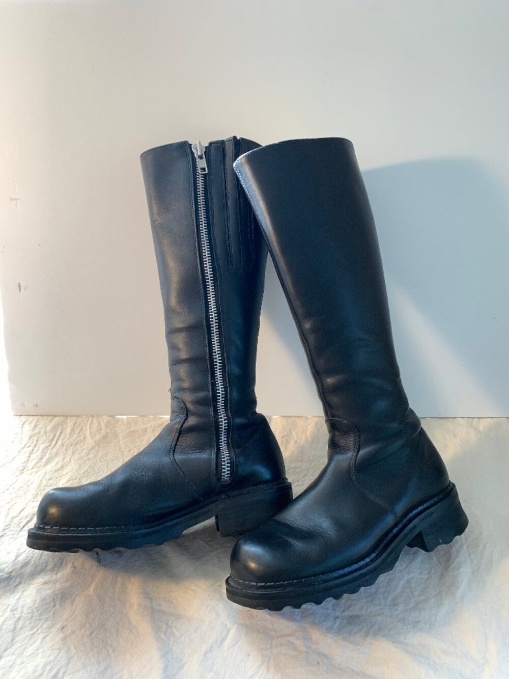 Fluevog Black Leather Boots